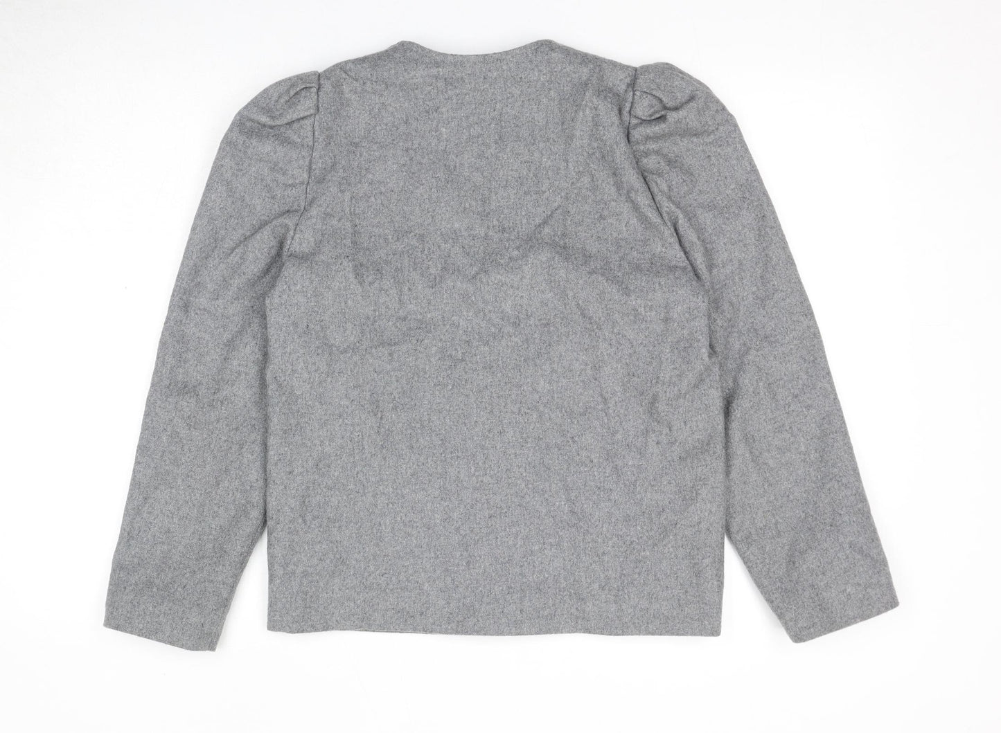 Topshop Womens Grey Jacket Size 10