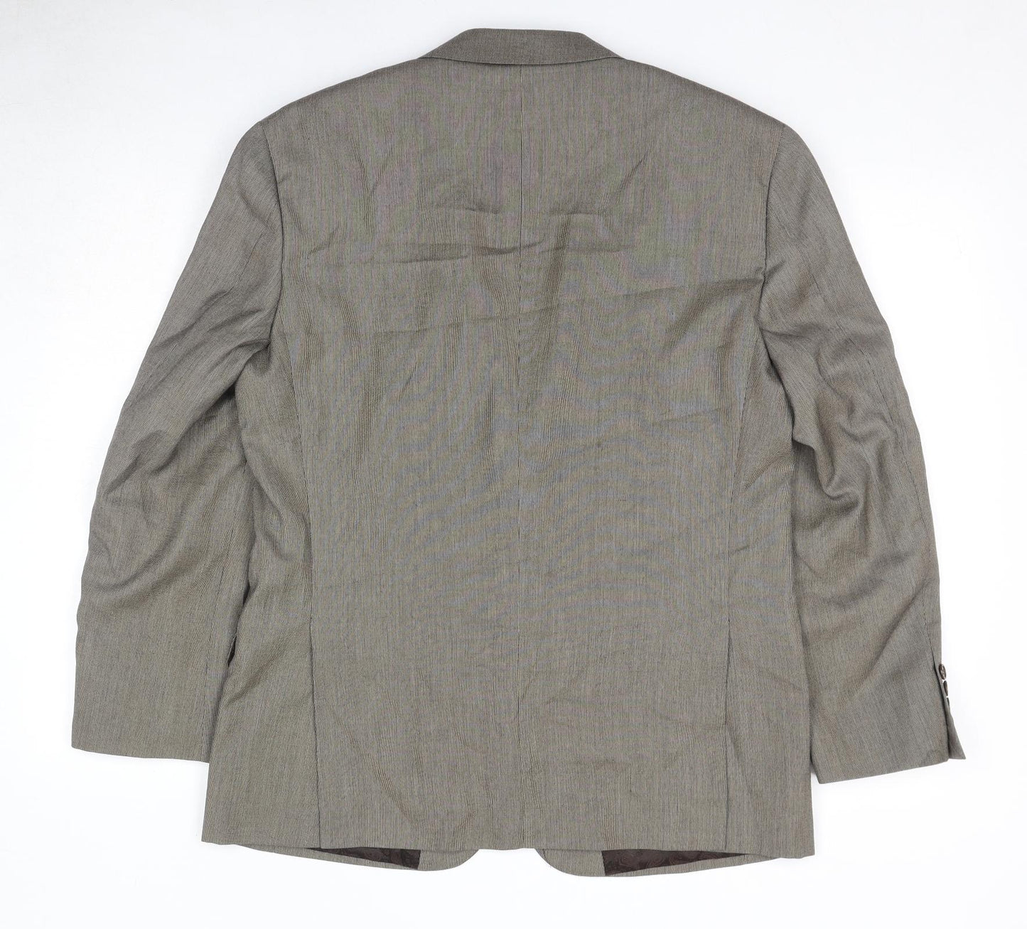 Skopes Mens Brown Polyester Jacket Suit Jacket Size 40 Regular