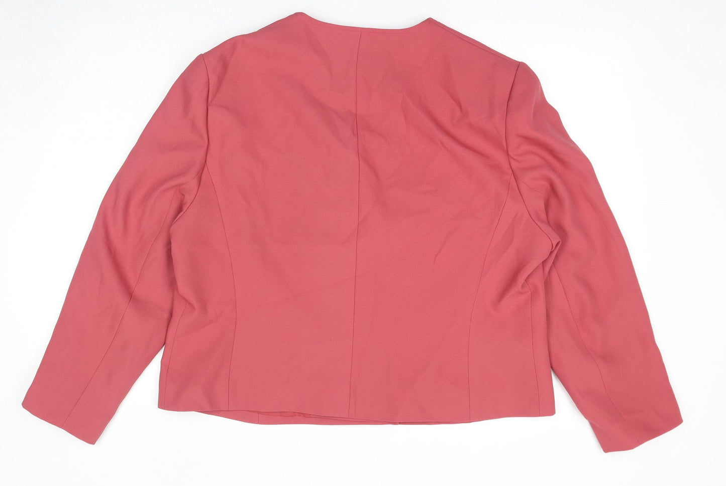 Eastex Womens Pink Jacket Blazer Size 20 Button