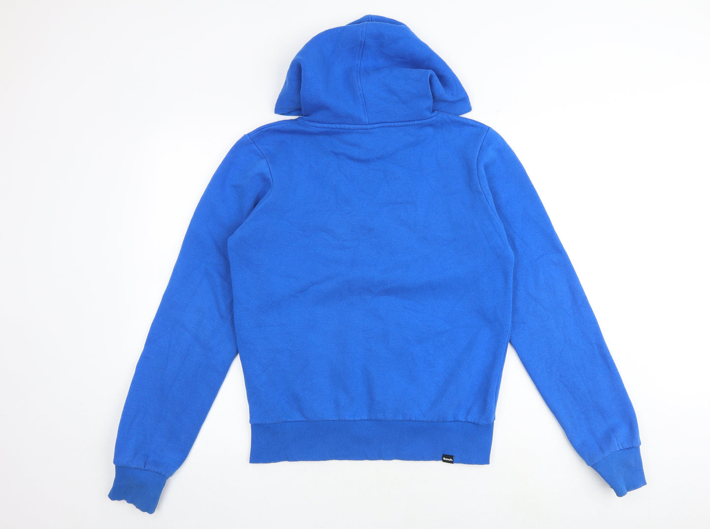 Bench Mens Blue Cotton Pullover Hoodie Size M