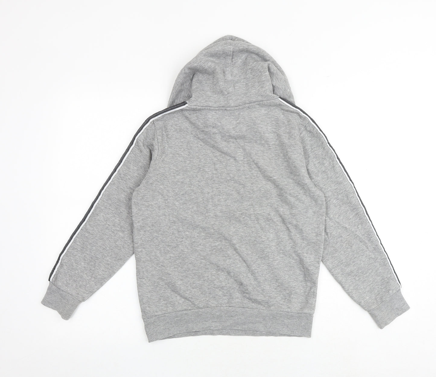 Champion Boys Grey Cotton Pullover Hoodie Size 9-10 Years Pullover