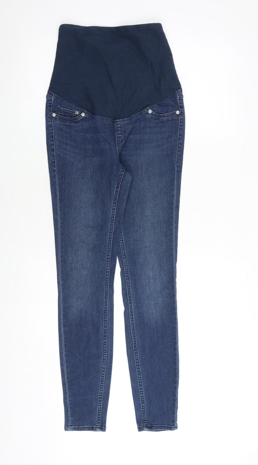 H&M Womens Blue Cotton Jegging Jeans Size S Slim