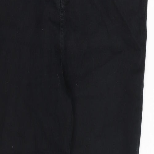 Paper + Stitch Womens Black Cotton Skinny Jeans Size 32 in Regular Zip