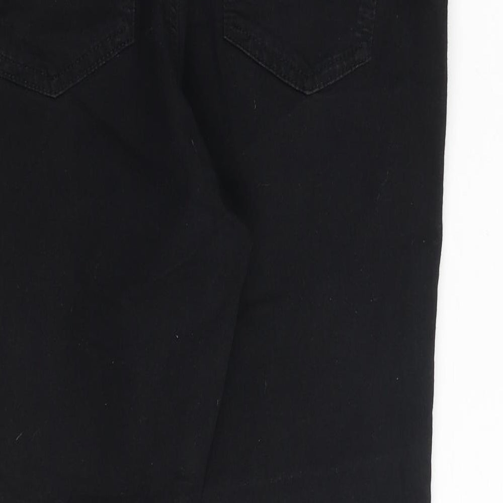 Marks and Spencer Womens Black Cotton Jegging Jeans Size 14 Regular