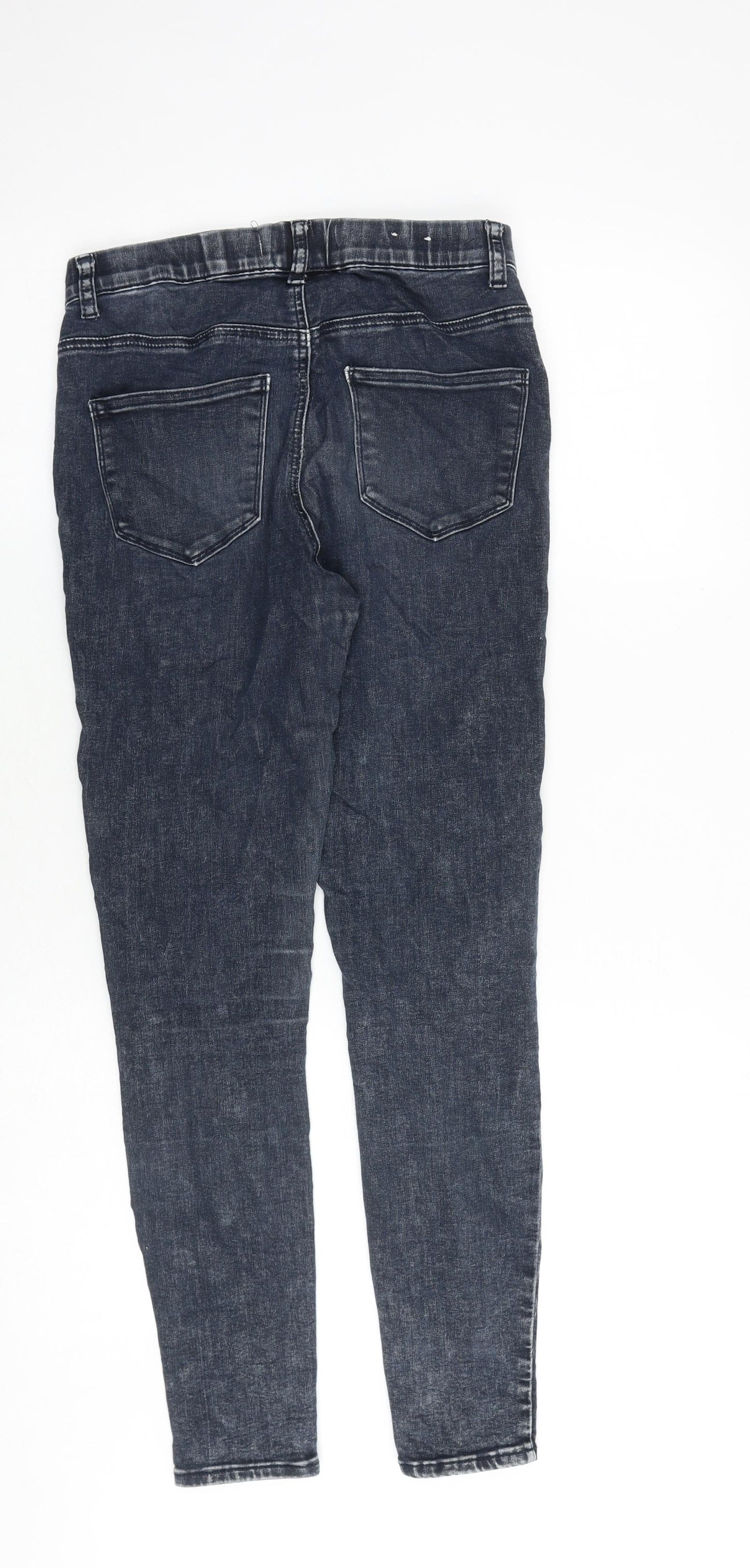 New Look Womens Blue Cotton Jegging Jeans Size 10 Regular