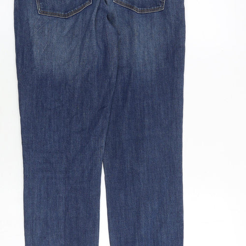 Banana Republic Womens Blue Cotton Skinny Jeans Size 8 Slim Zip