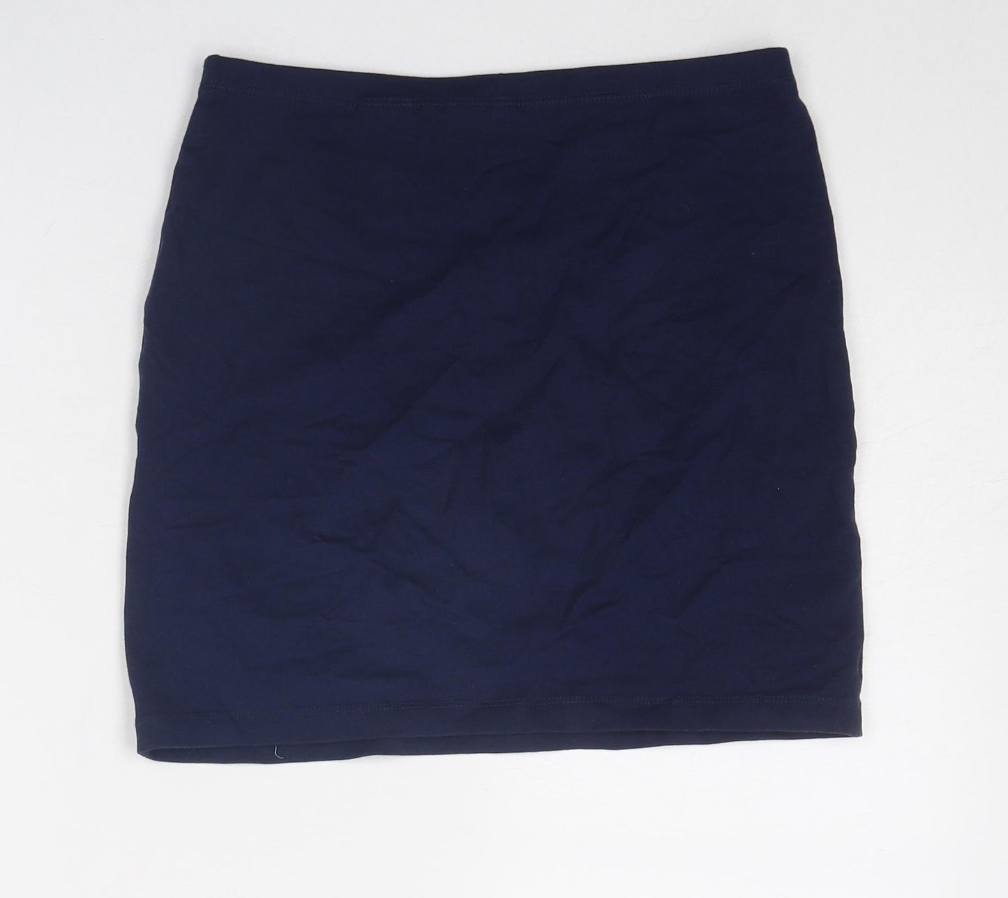 Divided by H&M Womens Blue Cotton Bandage Skirt Size 8