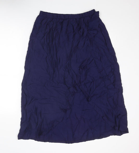 ESMARA Womens Blue Viscose A-Line Skirt Size 16