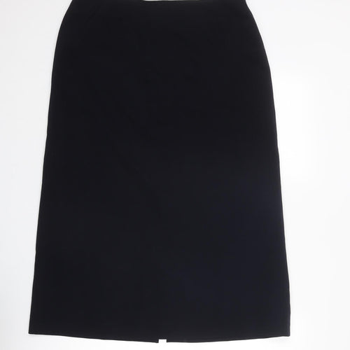 Penny Plain Womens Blue Polyester Straight & Pencil Skirt Size 16 Zip