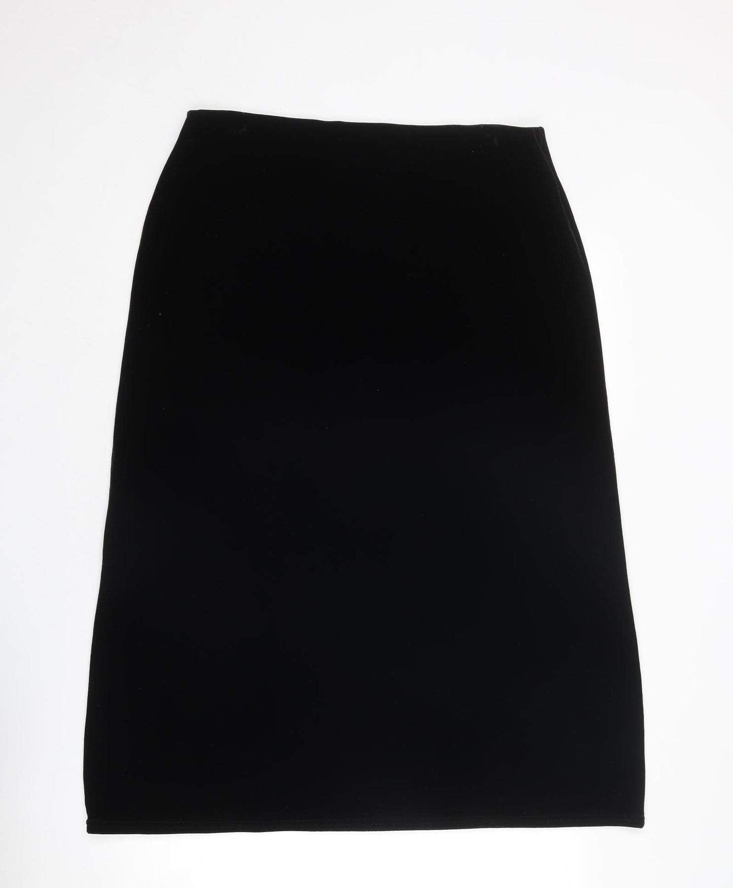 Citrus England Womens Black Polyester A-Line Skirt Size 34 in