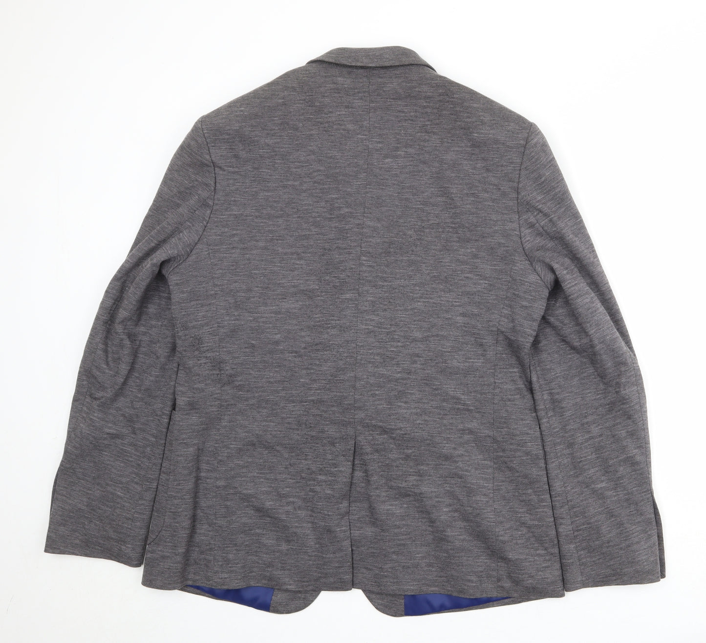 Marks and Spencer Mens Grey Polyester Jacket Blazer Size 44 Regular