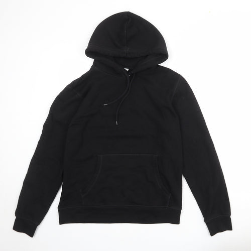 Divided by H&M Mens Black Cotton Pullover Hoodie Size M