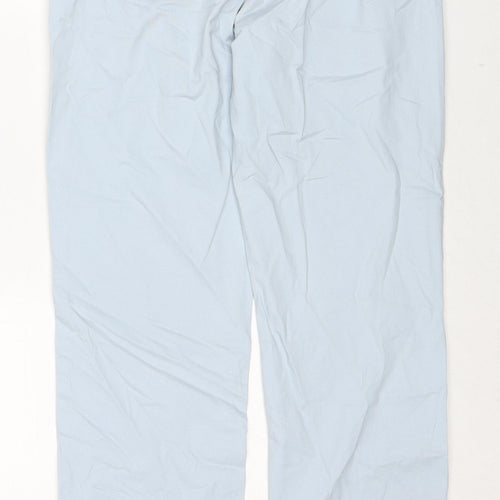 Damart Womens Blue Cotton Straight Jeans Size 12 Regular Zip