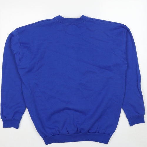 Dickies Mens Blue Polyester Pullover Sweatshirt Size XL