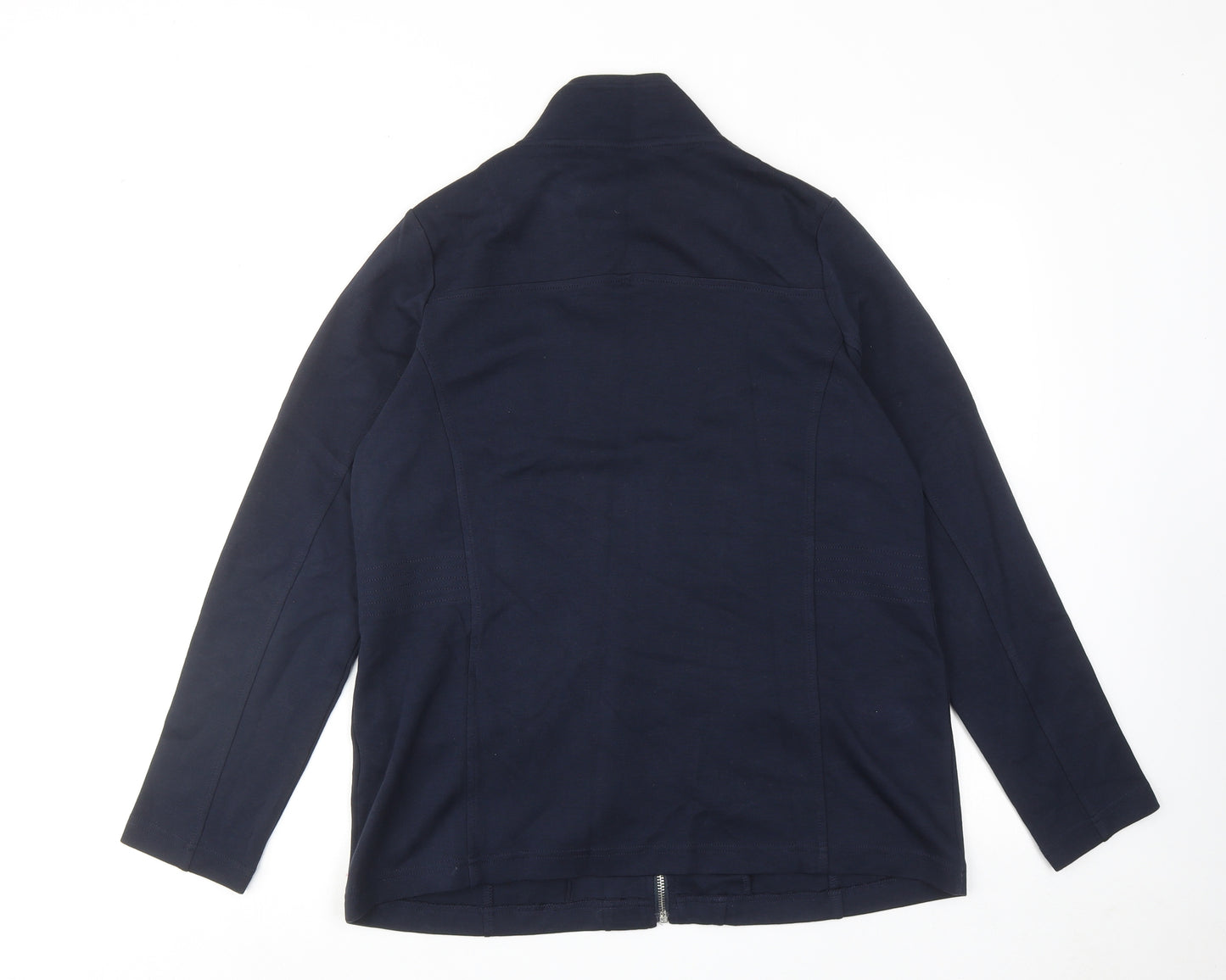 DASH Womens Blue Jacket Size 16 Zip