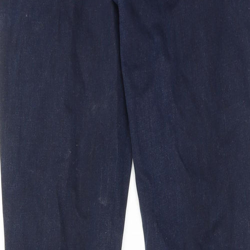 White Stuff Womens Blue Cotton Skinny Jeans Size 8 Regular Zip