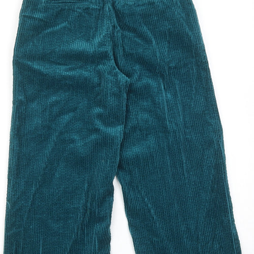 Marks and Spencer Boys Blue Cotton Jogger Trousers Size 7-8 Years Regular Pullover