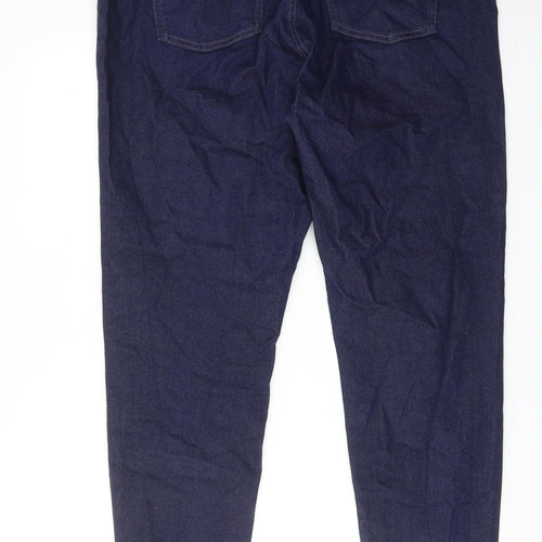 Marks and Spencer Womens Blue Cotton Jegging Jeans Size 20 Regular