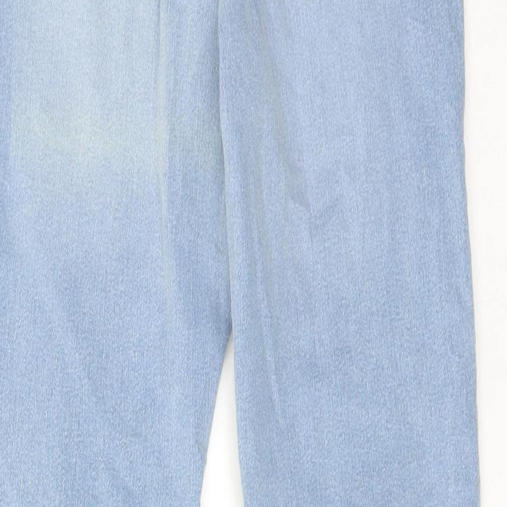 Marks and Spencer Womens Blue Cotton Jegging Jeans Size 8 Regular