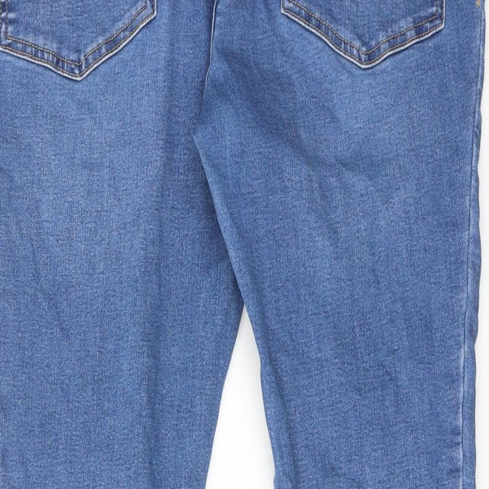 New Look Womens Blue Cotton Jegging Jeans Size 14 Regular