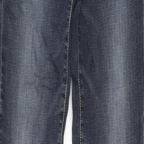 American Eagle Outfitters Womens Blue Cotton Skinny Jeans Size 28 in Regular Zip