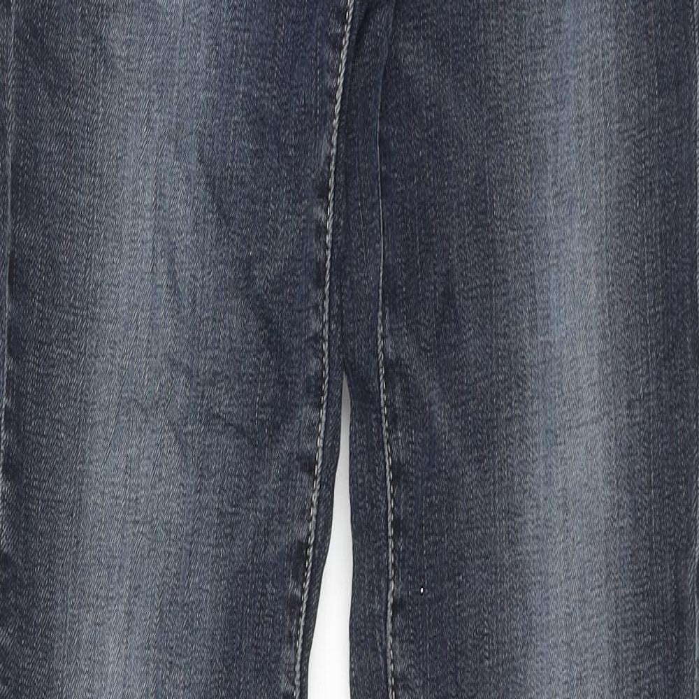 American Eagle Outfitters Womens Blue Cotton Skinny Jeans Size 28 in Regular Zip
