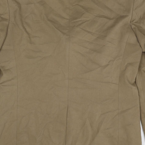 Marks and Spencer Mens Beige Cotton Jacket Suit Jacket Size 42 Regular