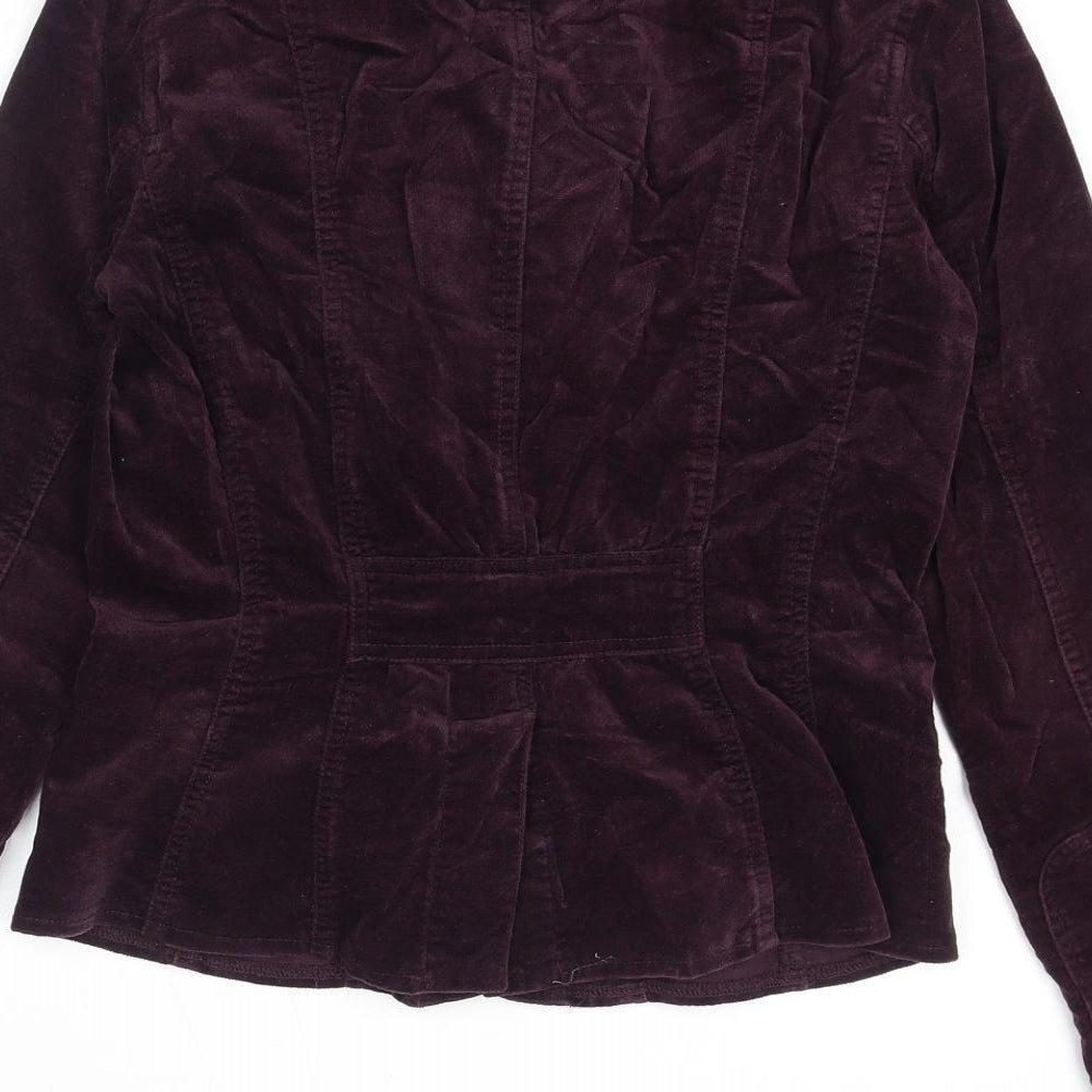 Jasper Conran Womens Purple Jacket Blazer Size 10 Button