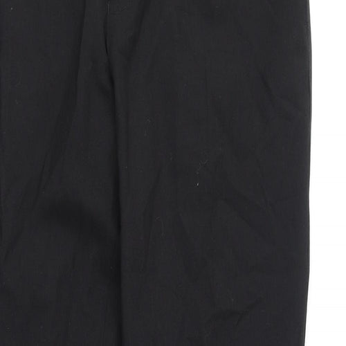 NEXT Mens Black Polyester Dress Pants Trousers Size 32 in L28 in Regular Zip