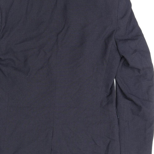 NEXT Mens Blue Polyester Jacket Suit Jacket Size 40 Regular