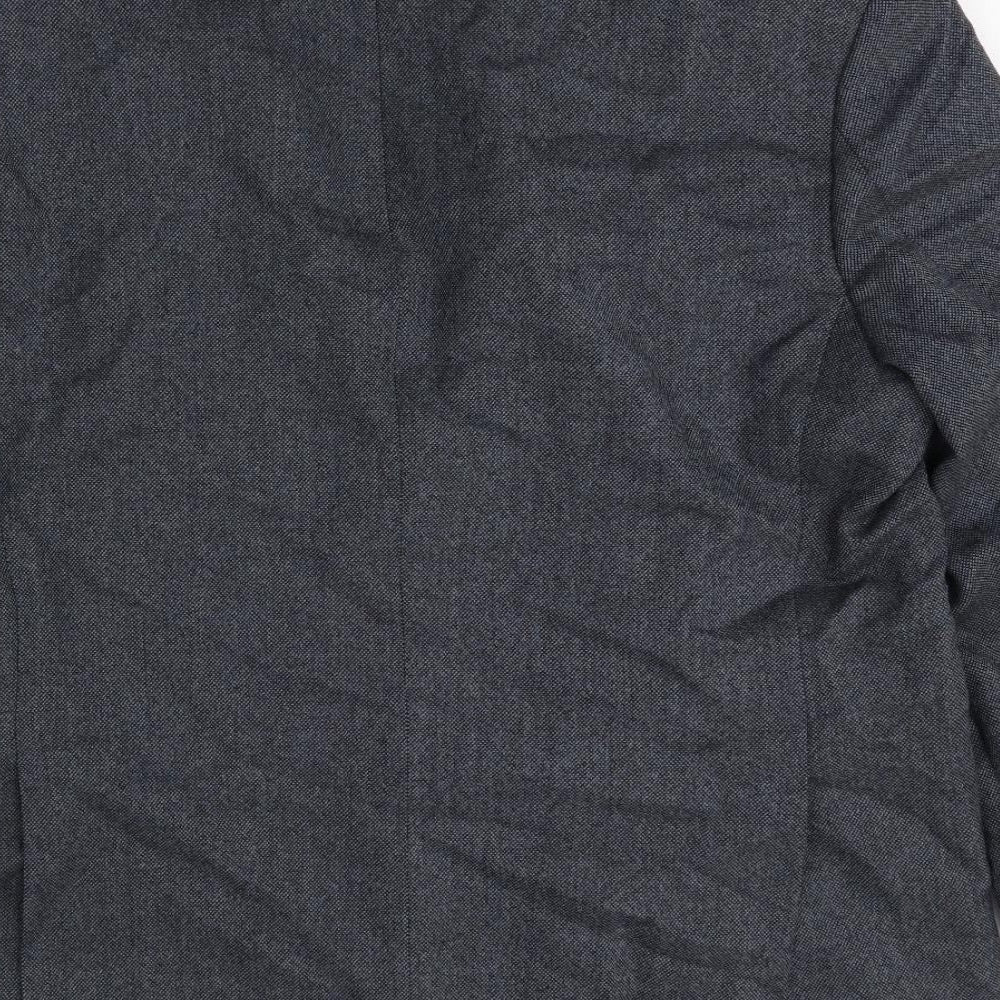 Marks and Spencer Mens Grey Wool Jacket Suit Jacket Size 44 Regular