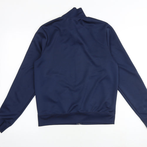 Nike Mens Blue Polyester Full Zip Sweatshirt Size S
