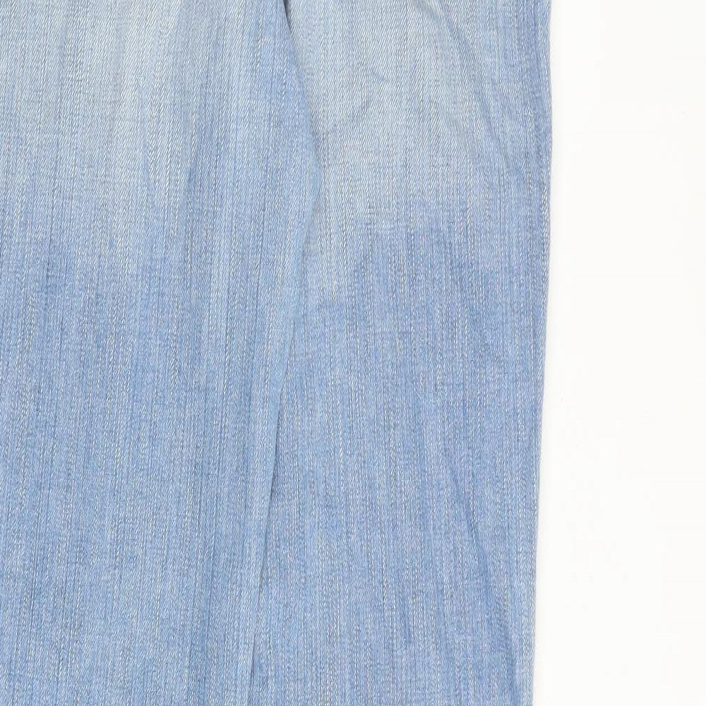 Armani Jeans Womens Blue Cotton Bootcut Jeans Size 30 in Regular Zip