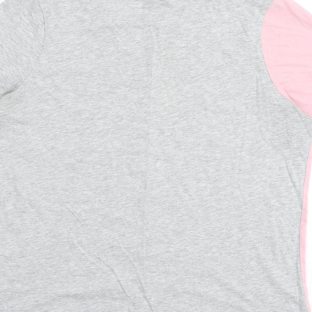 NEXT Womens Multicoloured 100% Cotton Basic T-Shirt Size 12 Round Neck