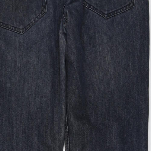 Lee Cooper Mens Blue Cotton Straight Jeans Size 38 in L32 in Regular Button