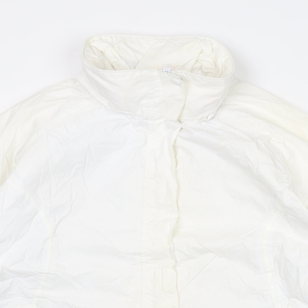 Regatta Womens White Windbreaker Jacket Size 16 Zip