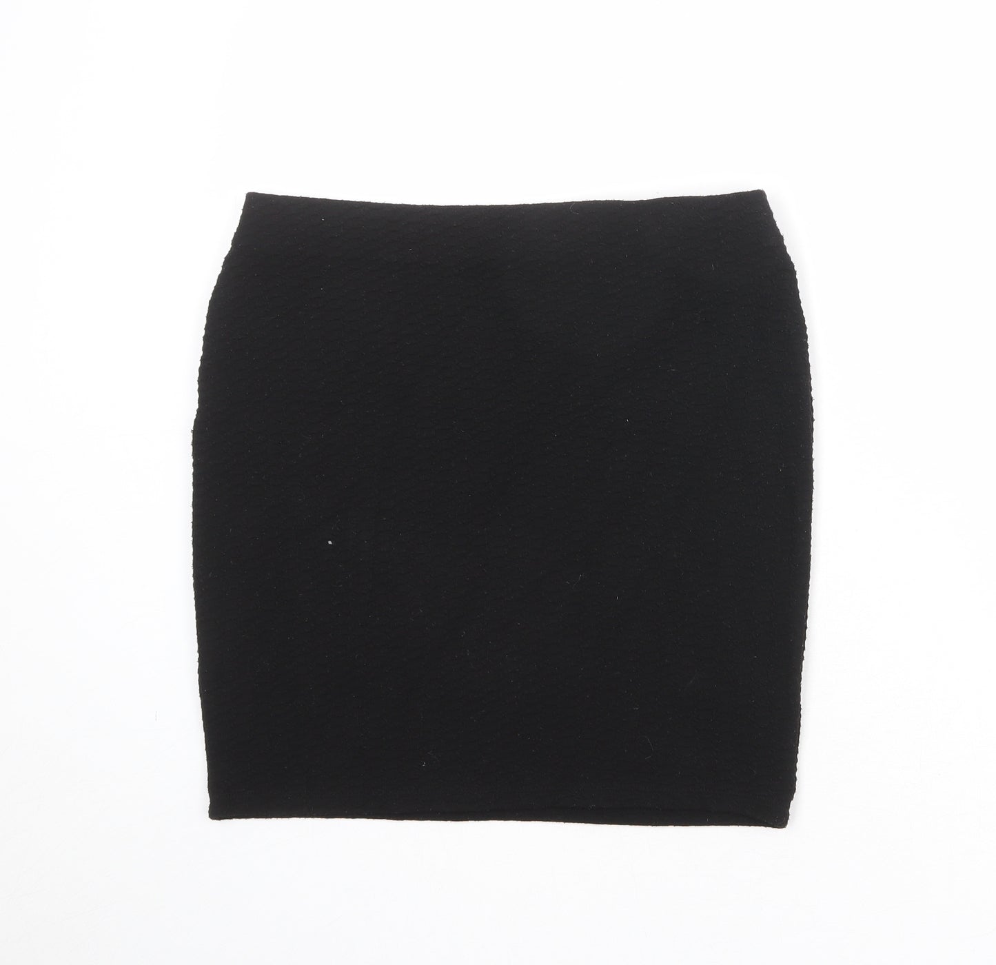 Marks and Spencer Womens Black Polyester Bandage Skirt Size 10