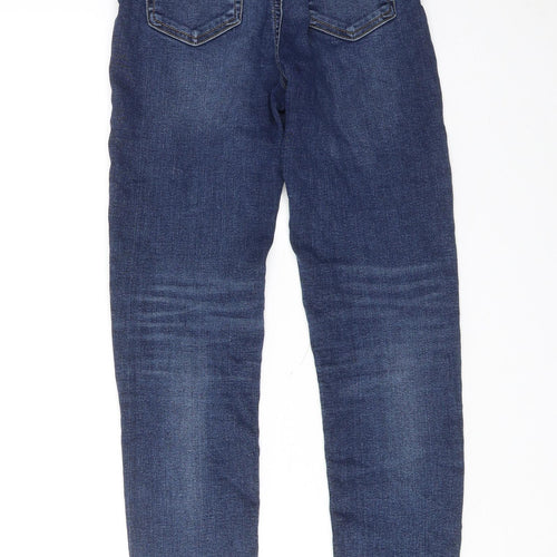 Jack Wills Womens Blue Cotton Skinny Jeans Size 25 in Regular Zip