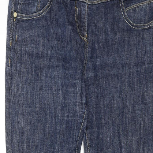 Internacionale Womens Blue Cotton Skinny Jeans Size 12 Regular Zip