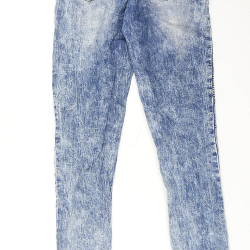 EMP Mens Blue Cotton Skinny Jeans Size 29 in L32 in Regular Zip