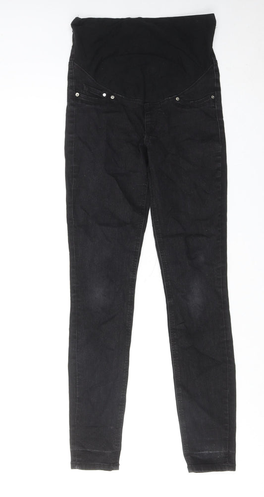 H&M Womens Black Cotton Skinny Jeans Size XS Regular