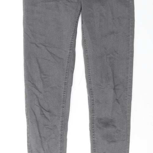 Marks and Spencer Womens Grey Cotton Jegging Jeans Size 8 Regular
