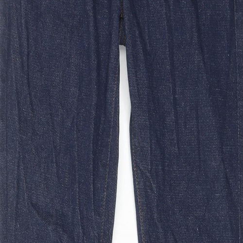 Seven7 Womens Blue Cotton Skinny Jeans Size 26 in Regular Zip