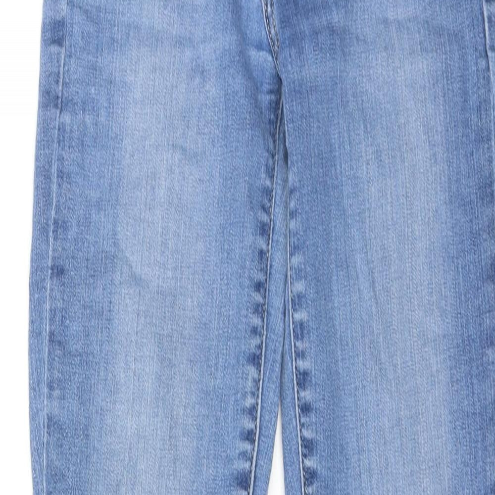 Gap Womens Blue Cotton Skinny Jeans Size 26 in Regular Zip
