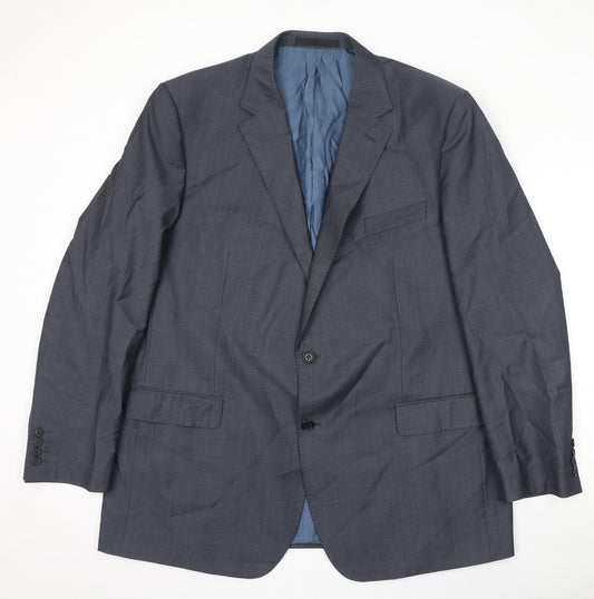 Marks and Spencer Mens Grey Wool Jacket Suit Jacket Size 48 Regular