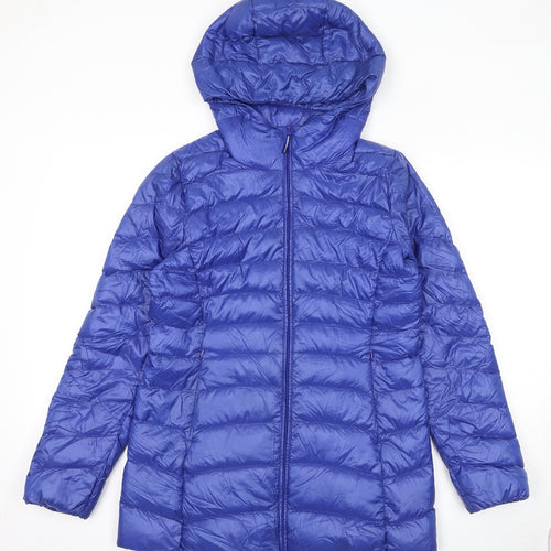 Uniqlo Mens Blue Quilted Jacket Size M Zip