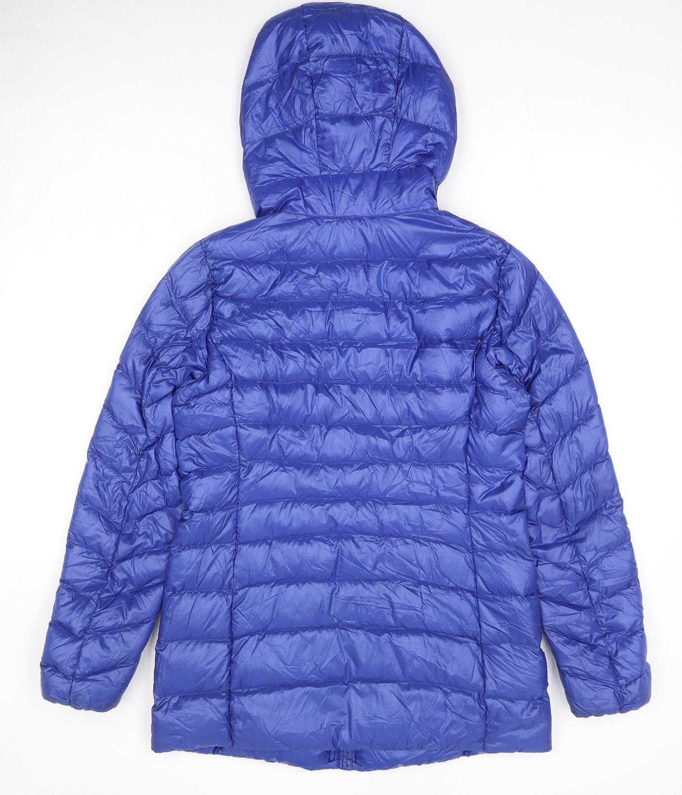 Uniqlo Mens Blue Quilted Jacket Size M Zip