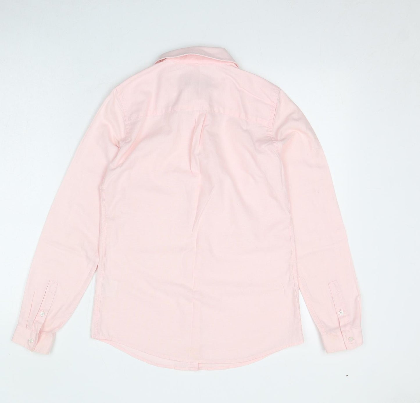 Westwood Womens Pink Cotton Basic Button-Up Size S Collared