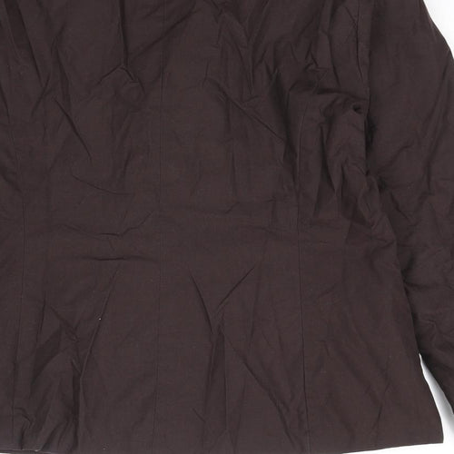 Zara Womens Brown Jacket Size M Snap