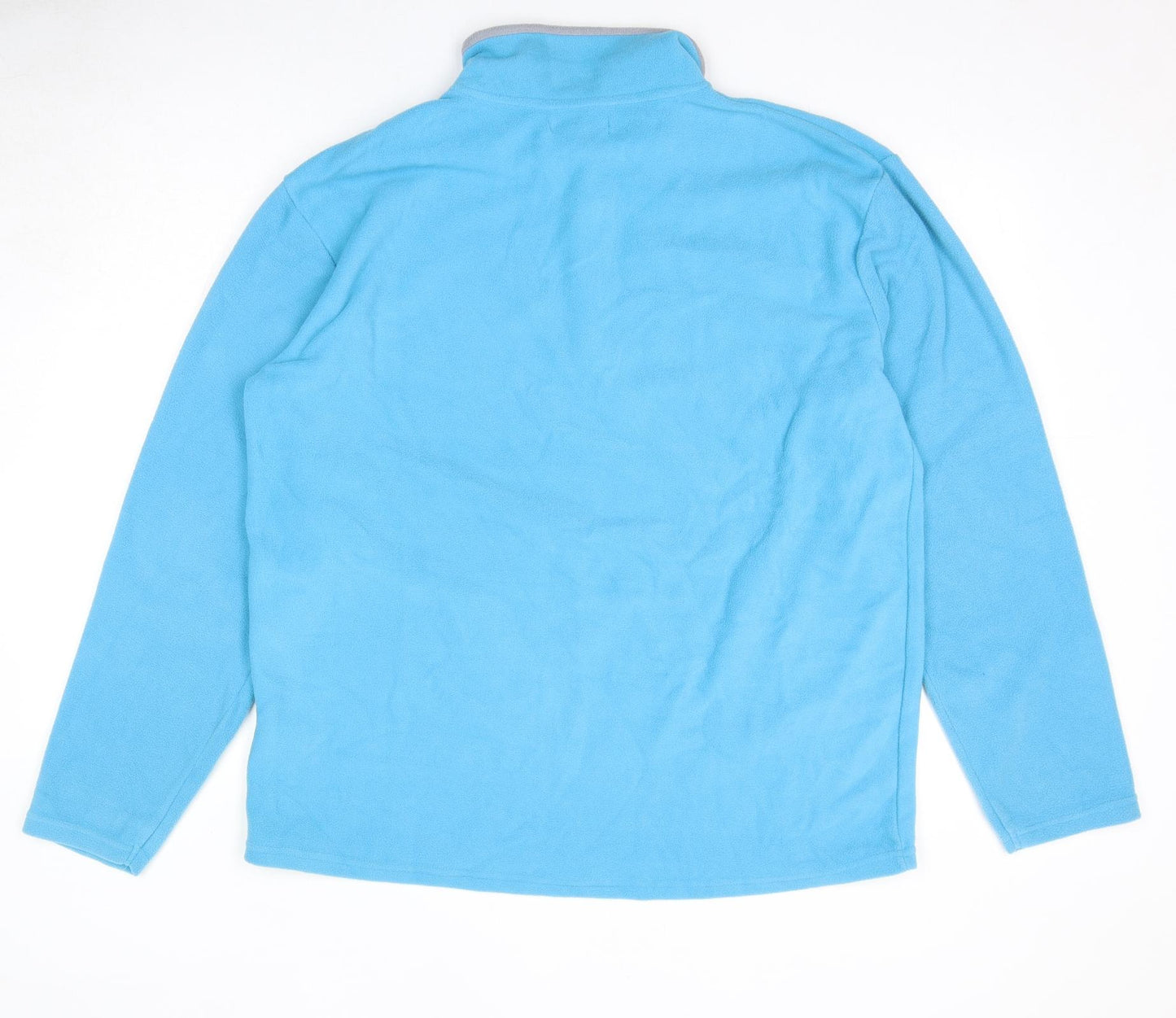 Atlas for Men Mens Blue Polyester Pullover Sweatshirt Size L